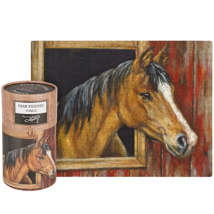 Puzzle Buckskin Horse