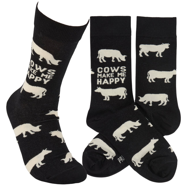 Primitives by Kathy Socks - Cows Make Me Happy