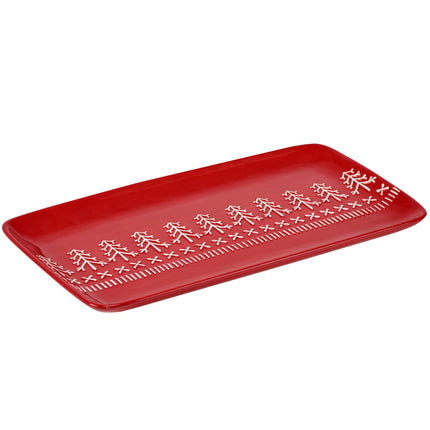 Nordic Tree Rectangular Platter