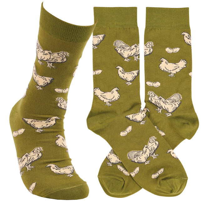 Primitives by Kathy Socks - Happy Chickens