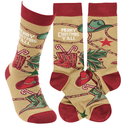 Primitives by Kathy Socks - Merry Christmas Y'all