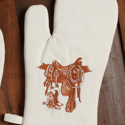 West Creation Oven Mitts Saddle