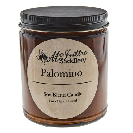 McIntire Saddlery Candle 8oz - Palomino