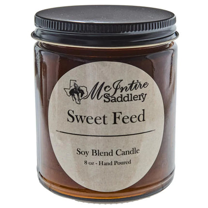 McIntire Saddlery Candle 8oz - Sweet Feed