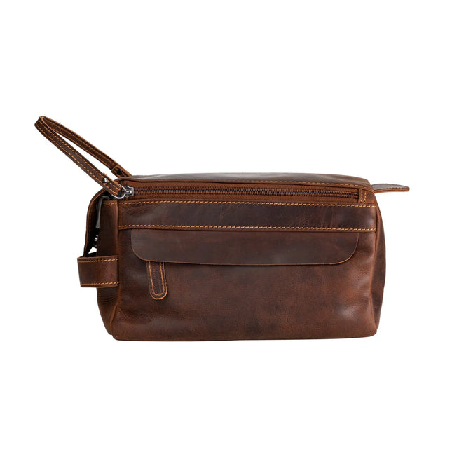 Leather Travel Wash Bag Calgary Sandal