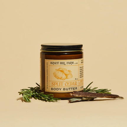 Honey Hill Farm Body Butter 8oz - Split Cedar