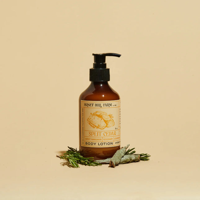 Honey Hill Farm Body Lotion 8oz - Split Cedar