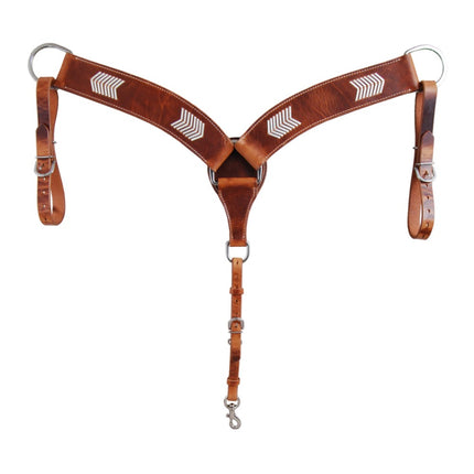 Oxbow Nevada Breastcollar w/ Rawhide Weaving