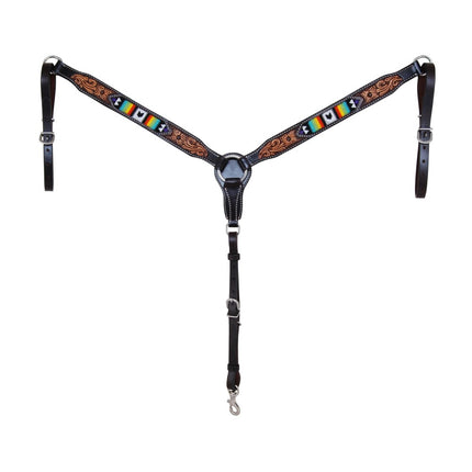 Oxbow Tucson Beaded Tooled Breastcollar