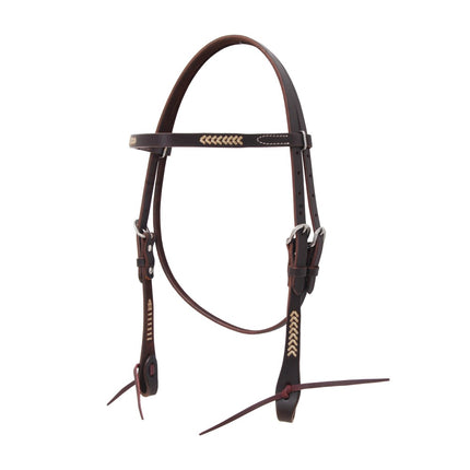 Oxbow Sonoma Browband Headstall w/ Rawhide Weaving