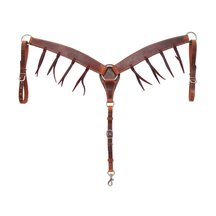 Oxbow Harness Leather Breastcollar w/ Latigo Strings