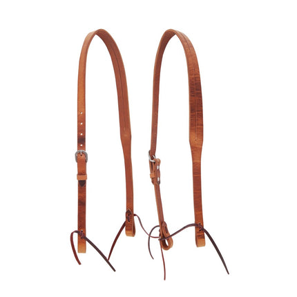 Oxbow Harness Leather Split Ear w/ Latigo Ties