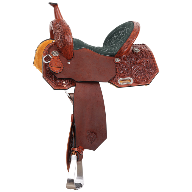 CY Bonnie Barrel Saddle 15" Seat Wide Tree