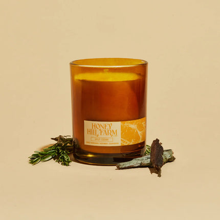 Honey Hill Farm Candle 8oz - Split Cedar