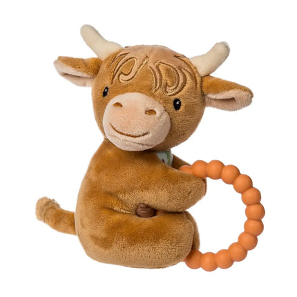 Hetty Highland Cow Teether Rattle