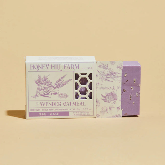 Honey Hill Farm Bar Soap - Lavender Oatmeal