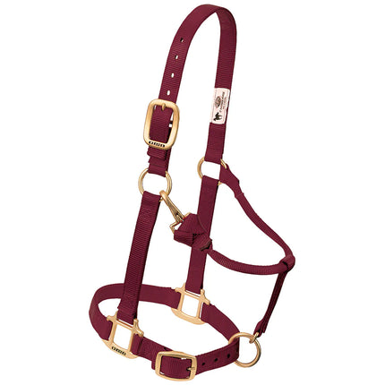 Weaver Adjustable Halter Average Burgundy