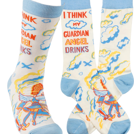 Primitives by Kathy Socks - I Think My Guardian Angel Drinks