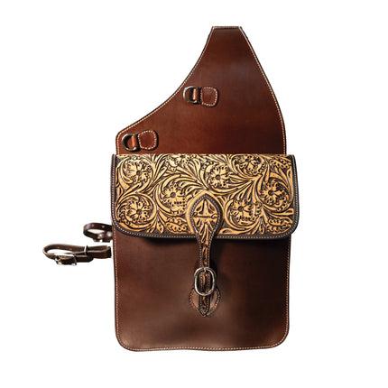 PC Saddle Bag Sanded Floral