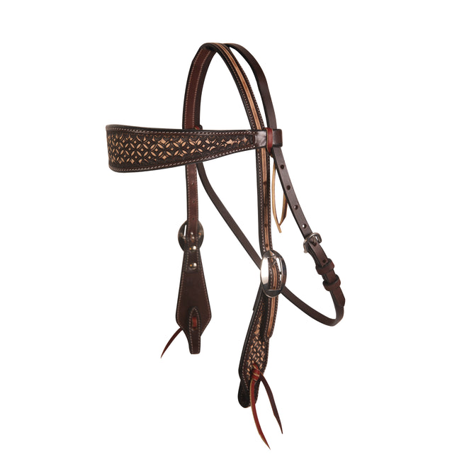 *PC Headstall Chocolate Confection Browband