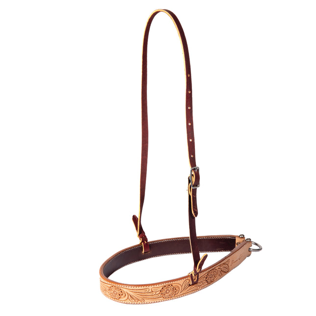 PC Noseband Floral Roughout