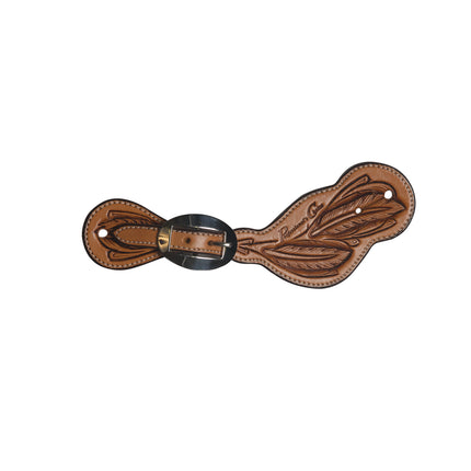 *PC Spur Straps Natural Feather Men