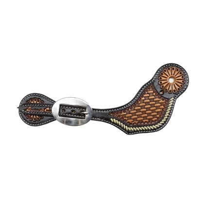 PC Spur Straps Buckstitch Basket