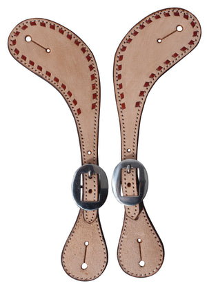 PC Spur Straps RO Muleshoe