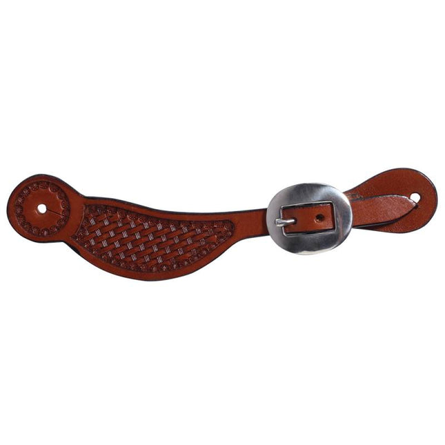 PC Spur Straps Hombre Basketweave Chestnut