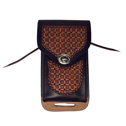 Leather Cell Phone Case - Chocolate Box Star