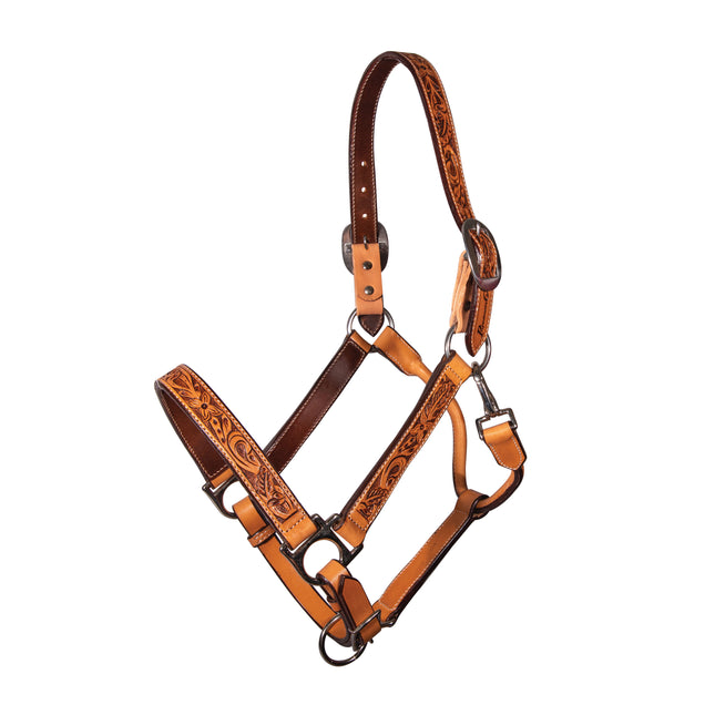 Leather Halter Apple Blossom