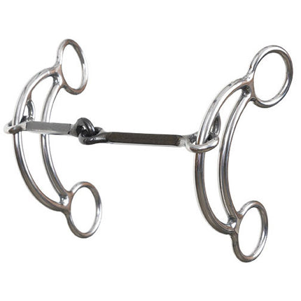 Crescent Moon Square Two Piece Snaffle 439