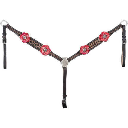 3D Zinnia Flower Breastcollar