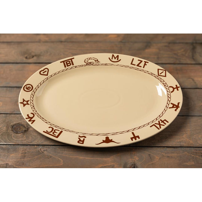 West Creation 3 Piece Oval Platter