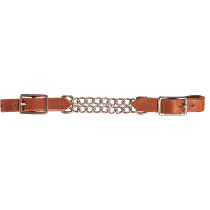 Oxbow Leather Double Chain Curb