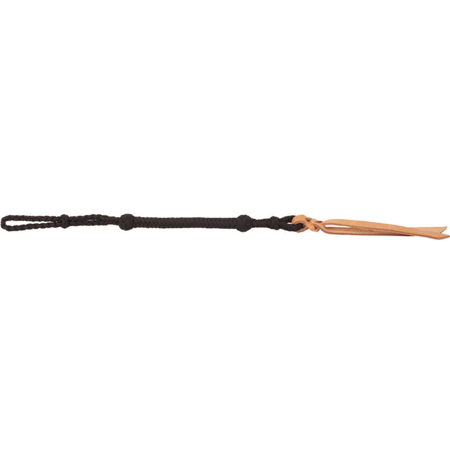 Nylon Braided Quirt w/ Leather End