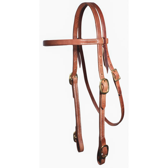 PC Headstall Browband Buckle Ends