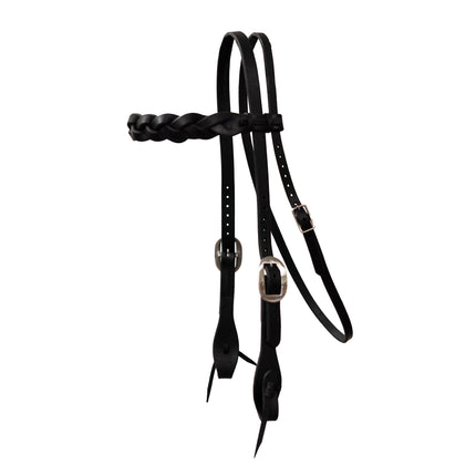 PC Headstall Infinity Braid Black