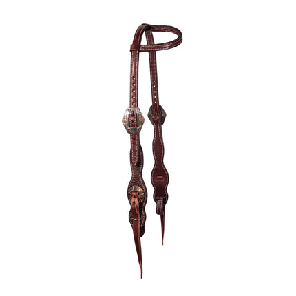 PC Headstall Bison Single Ear Quick Change