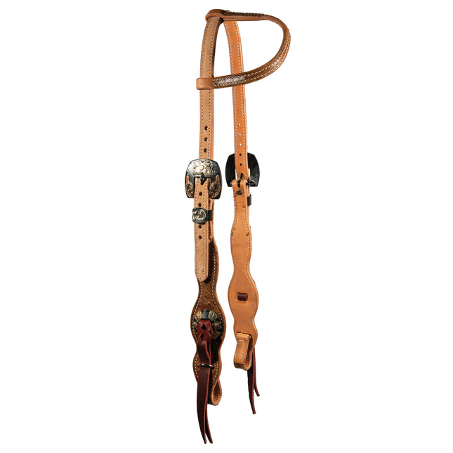PC Headstall Single Ear Roughout Diamond