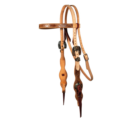 PC Headstall Browband Roughout Diamond