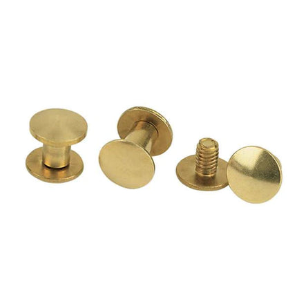 Weaver Chicago Screw 12pk Brass