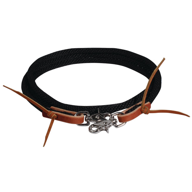 PC Roping Rein Black