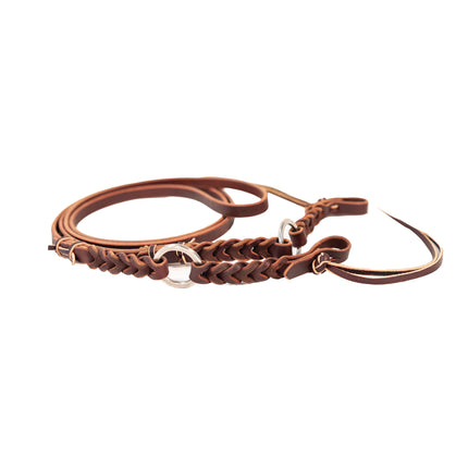 PC Bleeding Heart Ring Roping Reins 5/8"