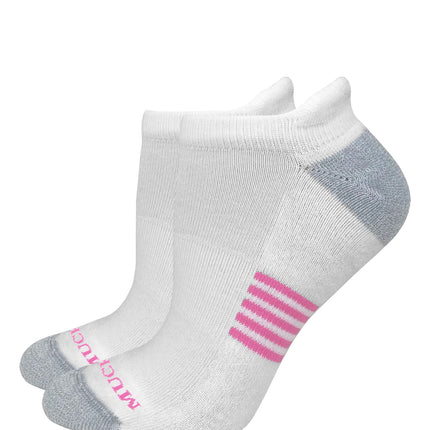 Muck Boot Ladies Ultra-Dri® Heel Tab Ankle Socks 2 Pack White