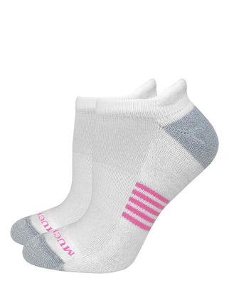 Muck Boot Ladies Ultra-Dri® Heel Tab Ankle Socks 2 Pack White