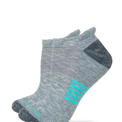 Muck Boot Ladies Ultra-Dri® Heel Tab Ankle Socks 2 Pack Grey