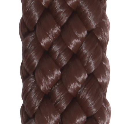 PC Flat Braid Roping Rein Chocolate