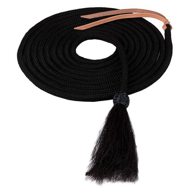 Nylon Mecate w/ Horsehair Tassel Black