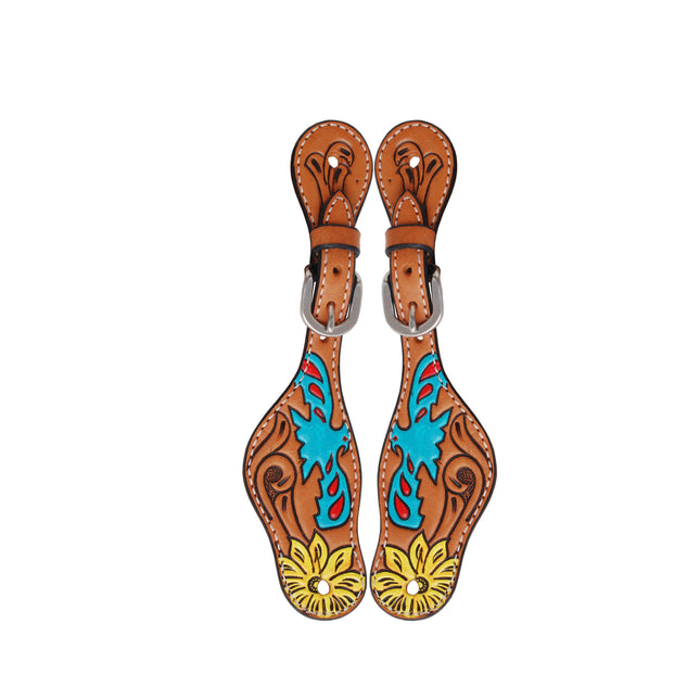 Rafter T Spur Straps Kid Thunder Bird